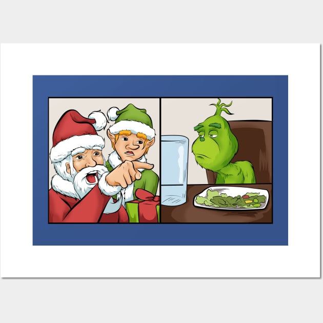 meme internet christmas griiinc Wall Art by the house of parodies